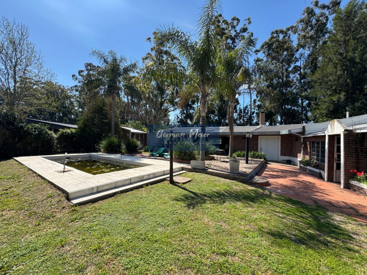 CASA QUINTA 2 DORMITORIOS - PILETA Y 1.375 M² DE TERRENO | Sauce Montrull