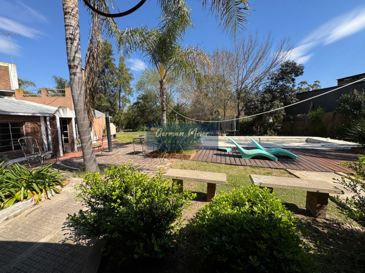 CASA QUINTA 2 DORMITORIOS - PILETA Y 1.375 M² DE TERRENO | Sauce Montrull